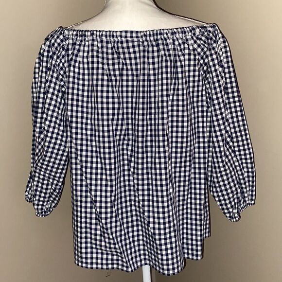 Merona Off the Shoulder Gingham Top! - Picture 2 of 13